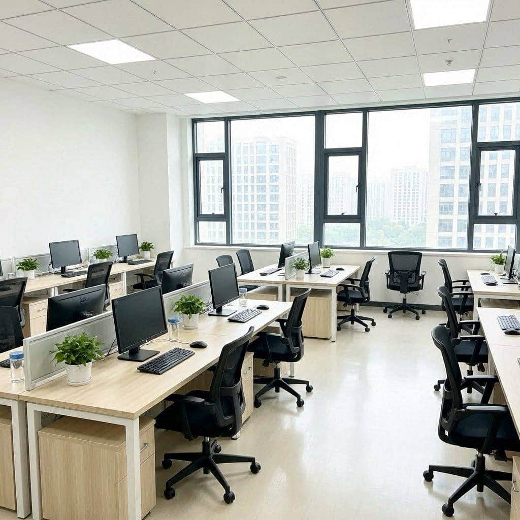 创业公司在写字楼办公推进部门扩张预留空间时遇到照明方案换季调整该怎么协调